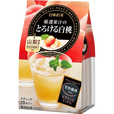 MITSUI NITTOH FRUIT JUICE TEA POWDER WITH WHITE PEACH FLAVOUR 10 P - Premium Co.  Groceries 