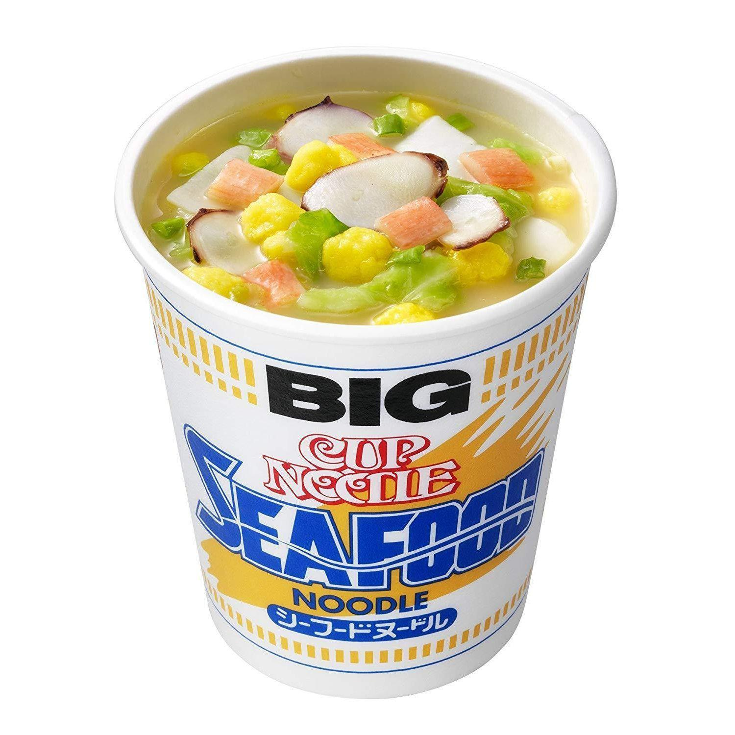 NISSIN BIG CUP NOODLE SEAFOOD FLAVOUR 99 G - Premium Co  Groceries 