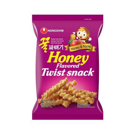 NONGSHIM HONEY FLAVOURED TWIST SNACK 64 G - Premium Co  Groceries 