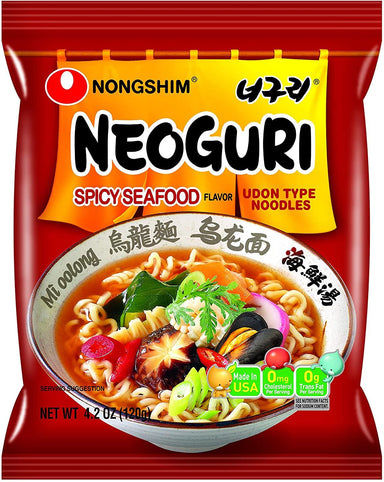NONGSHIM NEOGURI SEAFOOD&SPICY 120 G*5 - Premium Co  Groceries 
