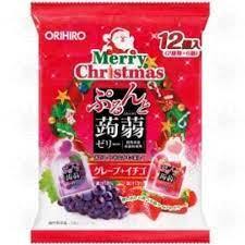 ORIHIRO CHRISTMAS JELLY- GRAPE & STRAWBERRY 240 G - Premium Co.  Groceries 