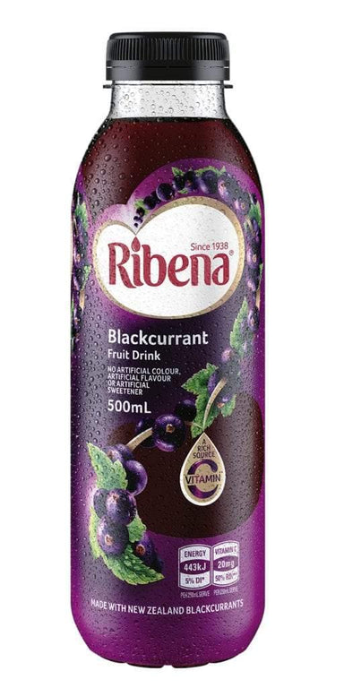 RIBENA BLACKCURRANT FRUIT DRINK 500ML - Premium Co  Groceries 