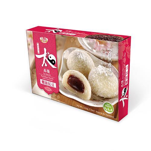 ROYAL FAMILY RED BEAN MOCHI WITH COCONUT SHRED 210 G - Premium Co  Groceries 