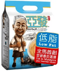AH HUAT LOW FAT WHITE COFFEE 15*32 G - Premium Co  Groceries 