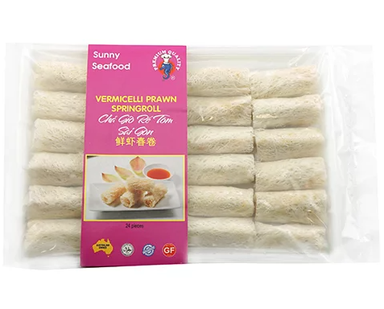 SUNNY VERMICELLI WRAPPED PRAWN SPRING ROLL 480 G - Premium Co.  Groceries 