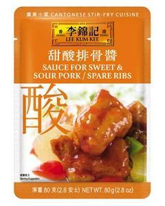 LEE KUM KEE SAUCE FOR SWEET & SOUR PORK / SPARE RIBS 80G - Premium Co  Groceries 