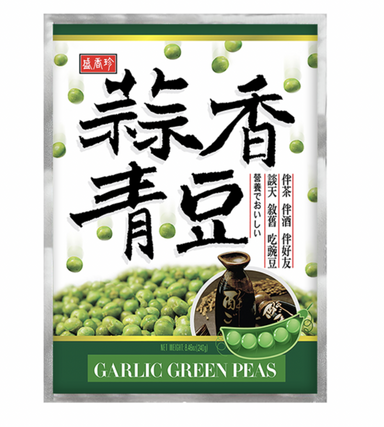 SHENG XIANG ZHEN GARLIC GREEN PEAS 240 G - Premium Co  Groceries 
