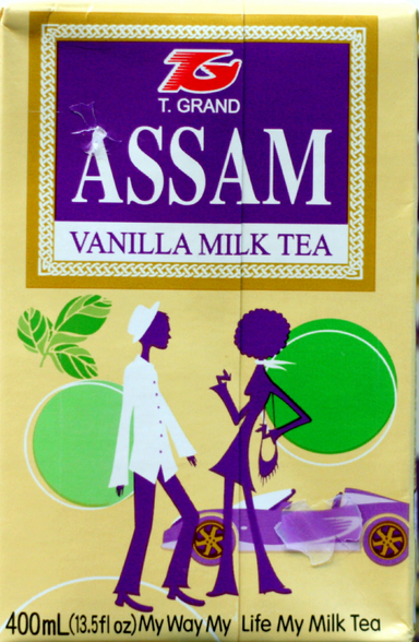 T-GRAND ASSAM MILK TEA VANILLA FLAVOUR 400ML*6 - Premium Co.  Groceries 