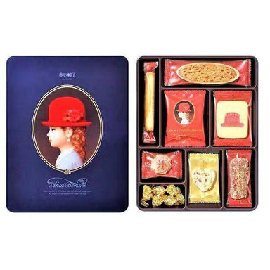 AKAI BOHSHI RED HAT BLUE BOX ASSORTED COOKIES 20PCS - Premium Co  Groceries 