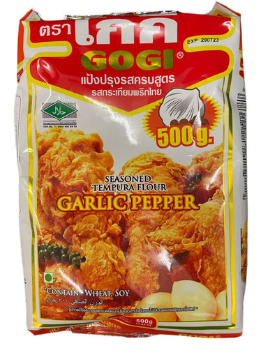 GOGI SEASONED TEMPURA FLOUR GARLIC PEPPER 500 G - Premium Co  Groceries 