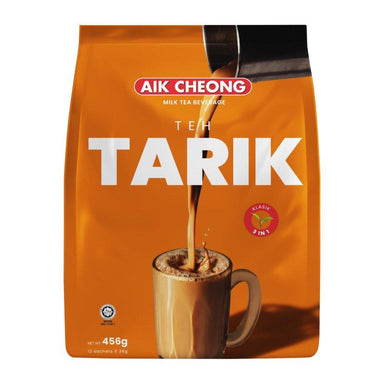 AIK CHEONG TEH TARIK INSTANT 3 IN 1 MILK TEA BEVERAGE 12* 40 G - Premium Co  Groceries 
