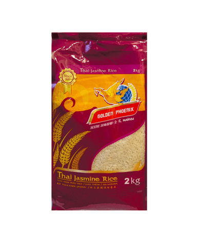 GOLDEN PHOENIX THAI JASMINE RICE 2 KG - Premium Co  Groceries 