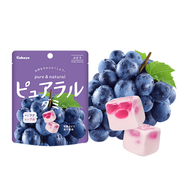 KABAYA PURE & NATURAL GRAPE GUMMY CANDY 58 G - Premium Co  Groceries 