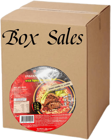 ICHIBAN DELICIOUS INSTANT NOODLE WITH SPICY SICHUAN BEEF BOX SALE 6*200 G - Premium Co  Groceries 