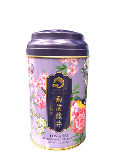 CHUNYUAN TEA HOUSES DRAGON WELL GREEN TEA 80 G - Premium Co  Groceries 