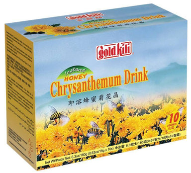 GOLD KILI INSTANT HONEY CHRYSANTHEMUM DRINK 10* 18 G - Premium Co.  Groceries 