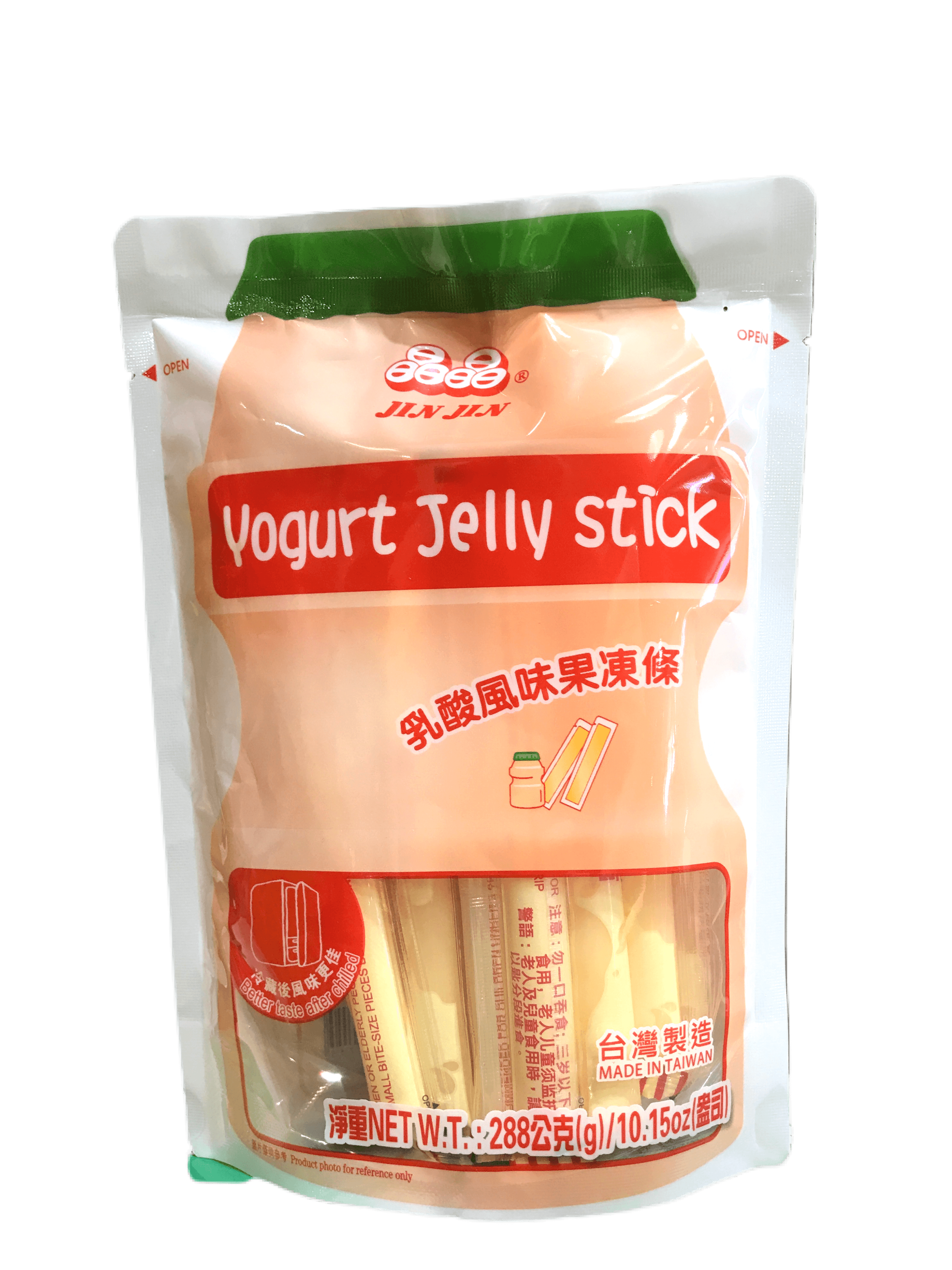 JIN JIN YOGURT JELLY STICK 288 G - Premium Co  Groceries 