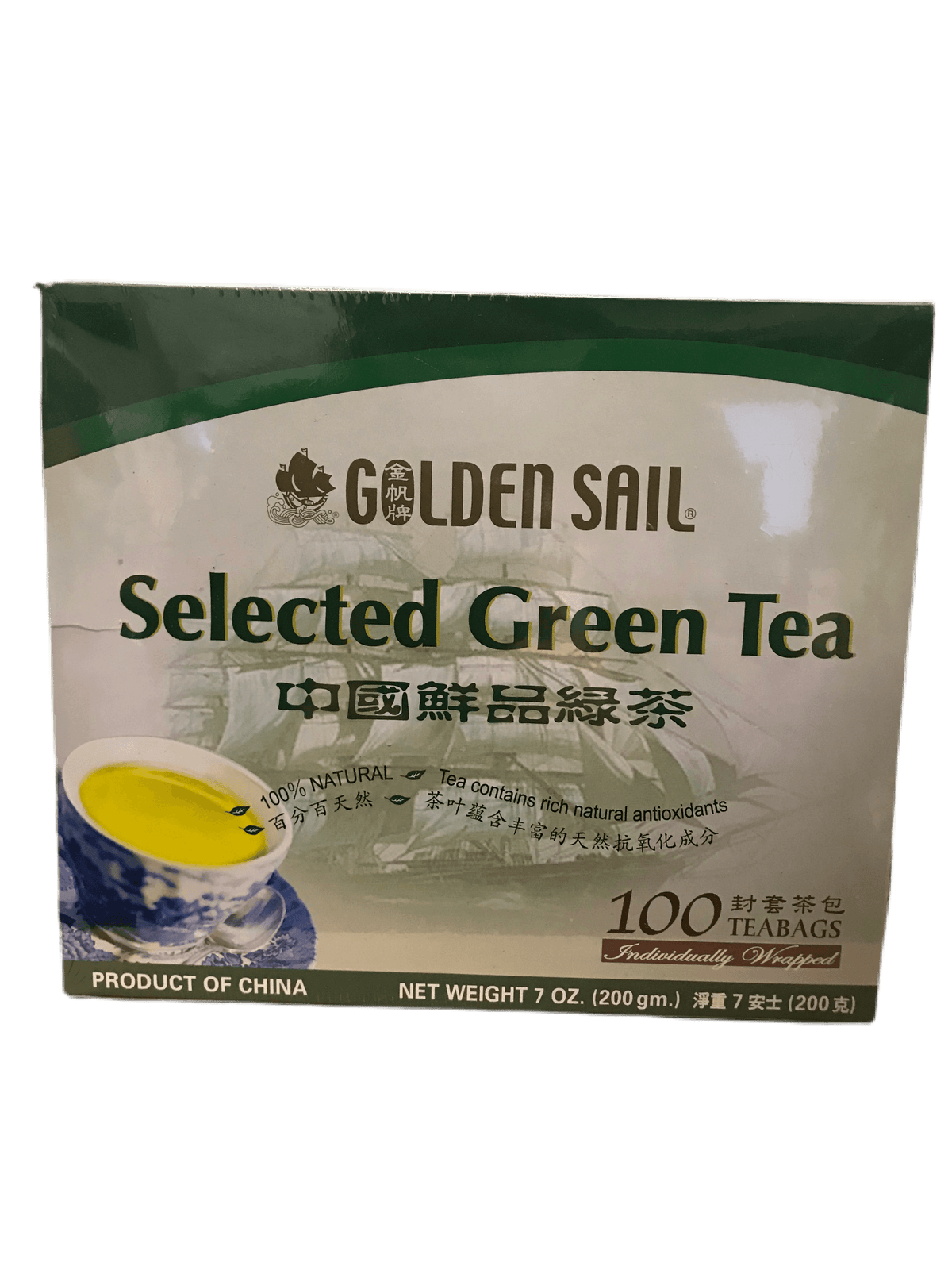 GS SELECTED GREEN TEA 100 BAGS — Premium Co Groceries