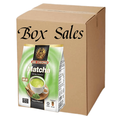 AIK CHEONG MATCHA INSTANT BOX SALE 20*12* 25 G - Premium Co  Groceries 