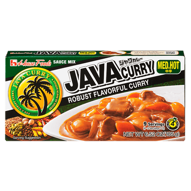 HOUSE FOOD JAVA CURRY SAUCE MIX MEDIUM HOT 185 G - Premium Co  Groceries 