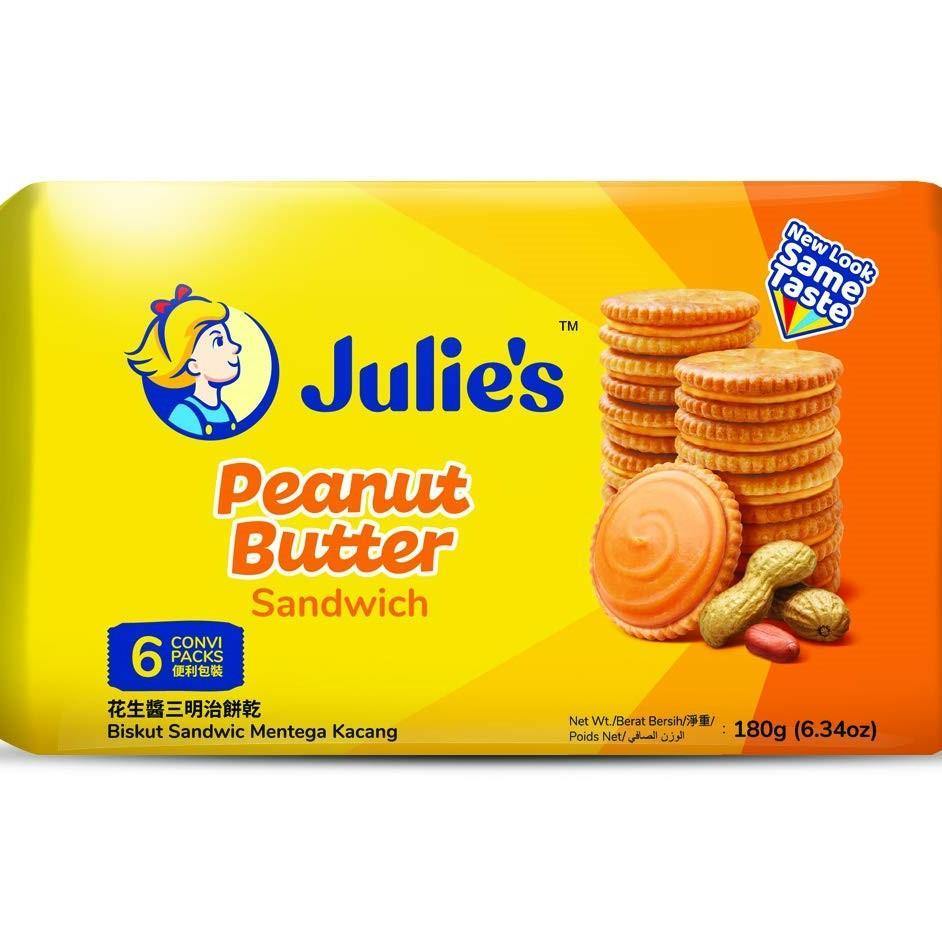 JULIE'S PEANUT BUTTER SANDWICH 180 G - Premium Co  Groceries 