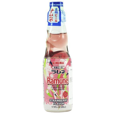 KIMURA RAMUNE STRAWBERRY FLAVOUR 200ML - Premium Co.  Groceries 