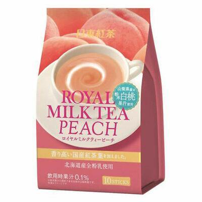 MITSUI NITTOH TEA ROYAL MILK TEA PEACH FLAVOR 10* 14 G - Premium Co.  Groceries 
