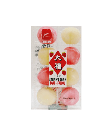 KIDO DAI-FUKU STRAWBERRY & CUSTARD CREAM FLAVOR 8 PCS - Premium Co  Groceries 