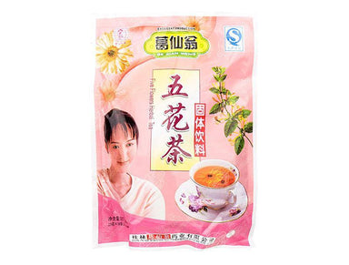 GE XIAN WENGS FIVE FLOWERS HERBAL TEA 16* 10 G - Premium Co  Groceries 